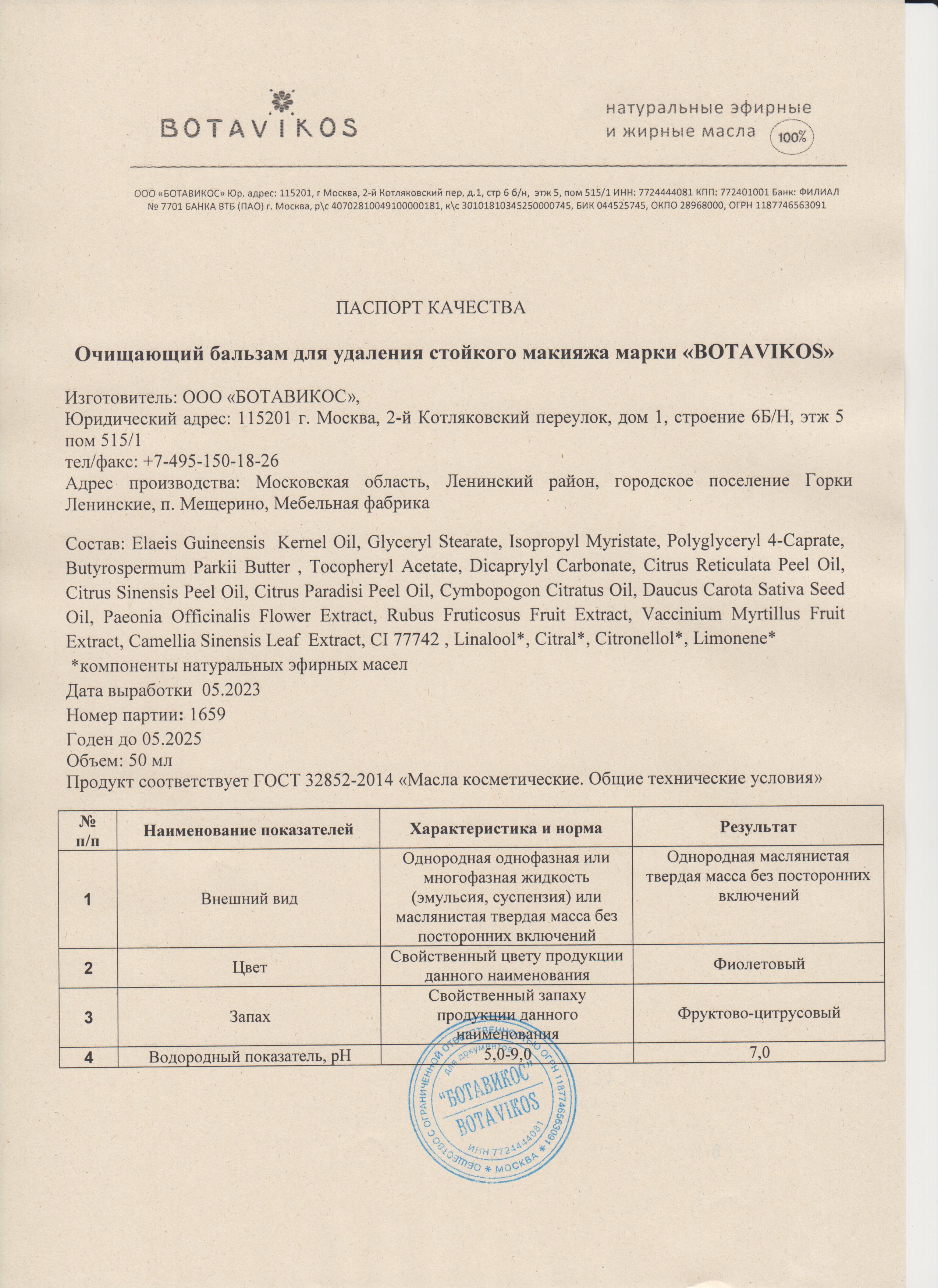 Паспорт №052023